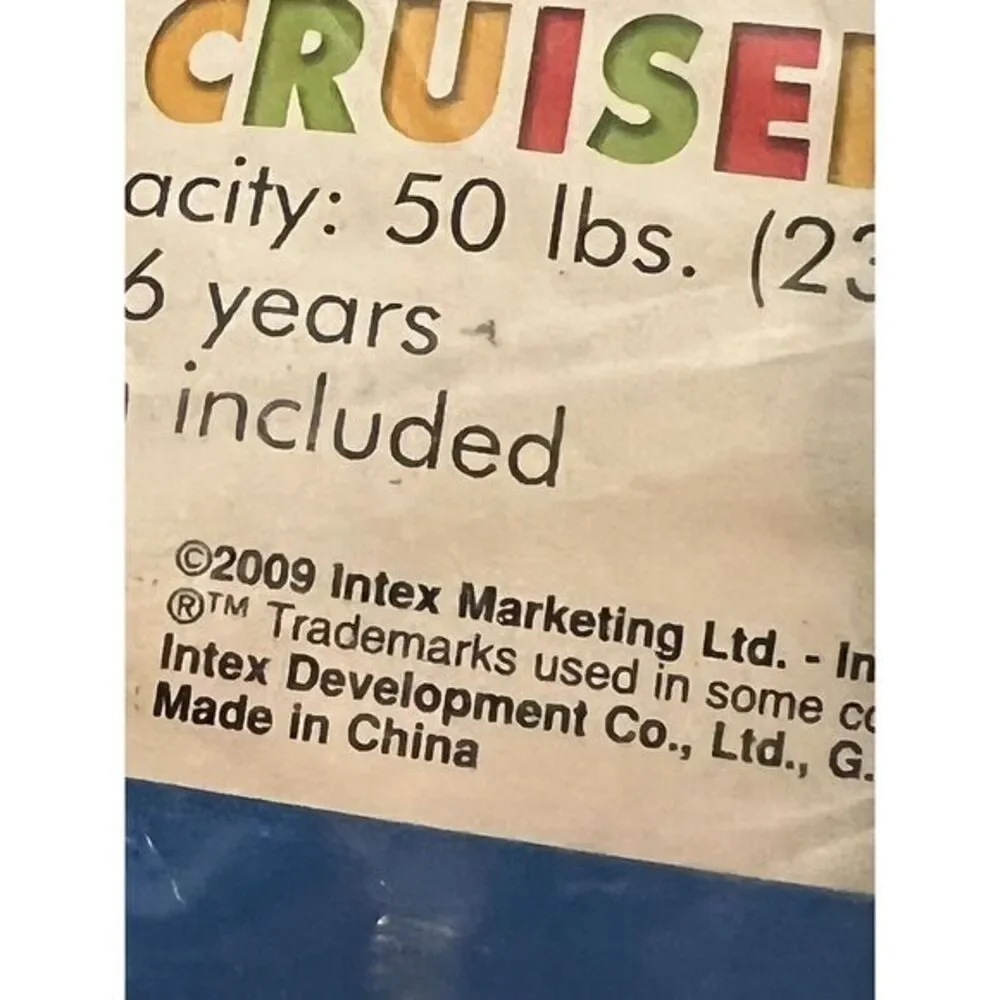 Intex The‎ Wet Set Pool Cruiser 2005 #59380EP New Sealed Float